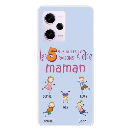 Les plus belles raisons - Coque téléphone personnalisée