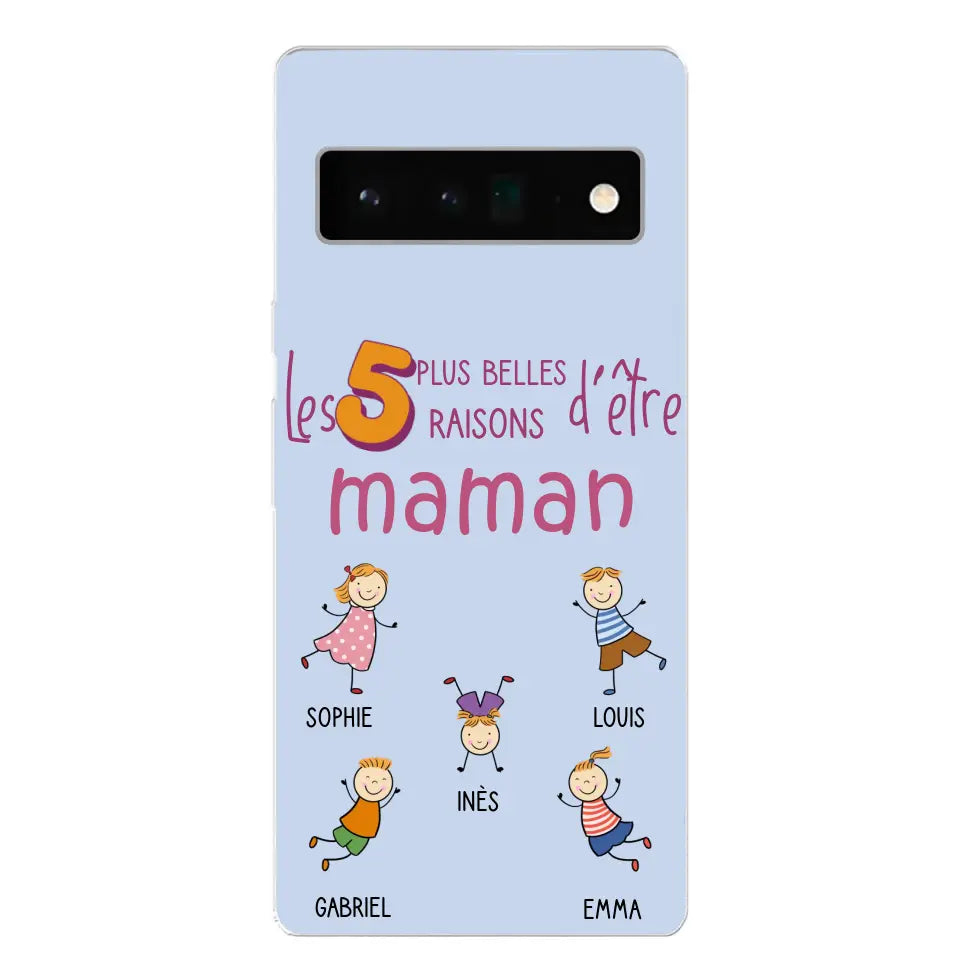 Les plus belles raisons - Coque téléphone personnalisée