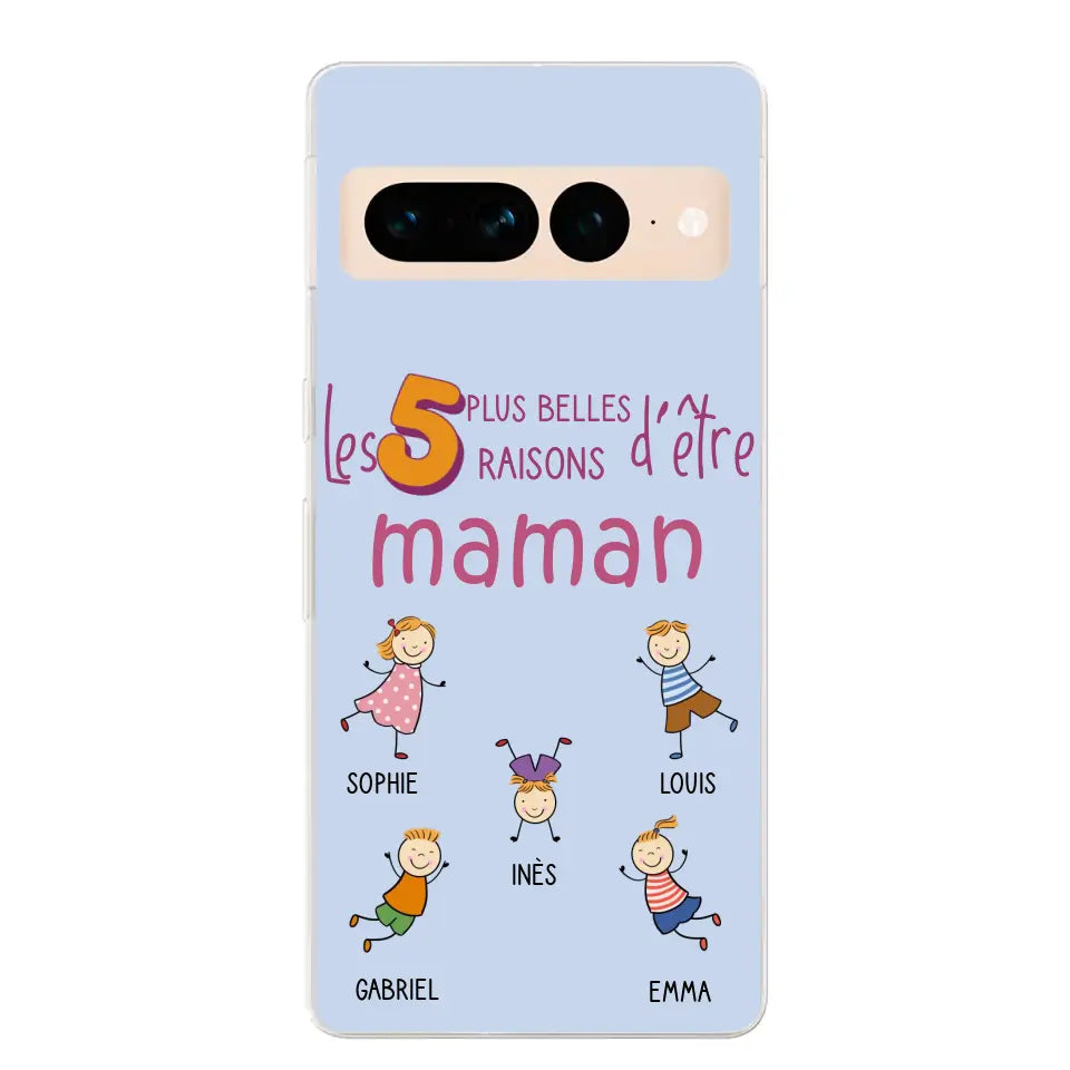 Les plus belles raisons - Coque téléphone personnalisée