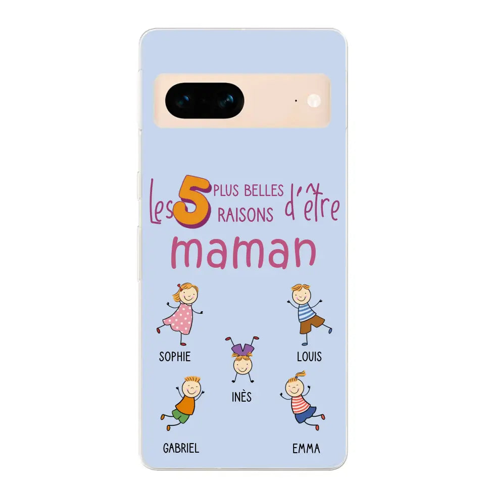 Les plus belles raisons - Coque téléphone personnalisée