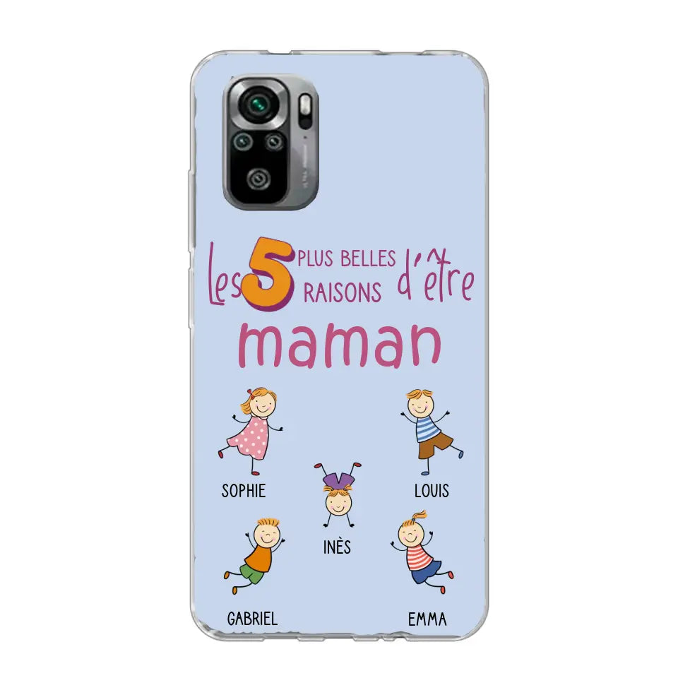 Les plus belles raisons - Coque téléphone personnalisée