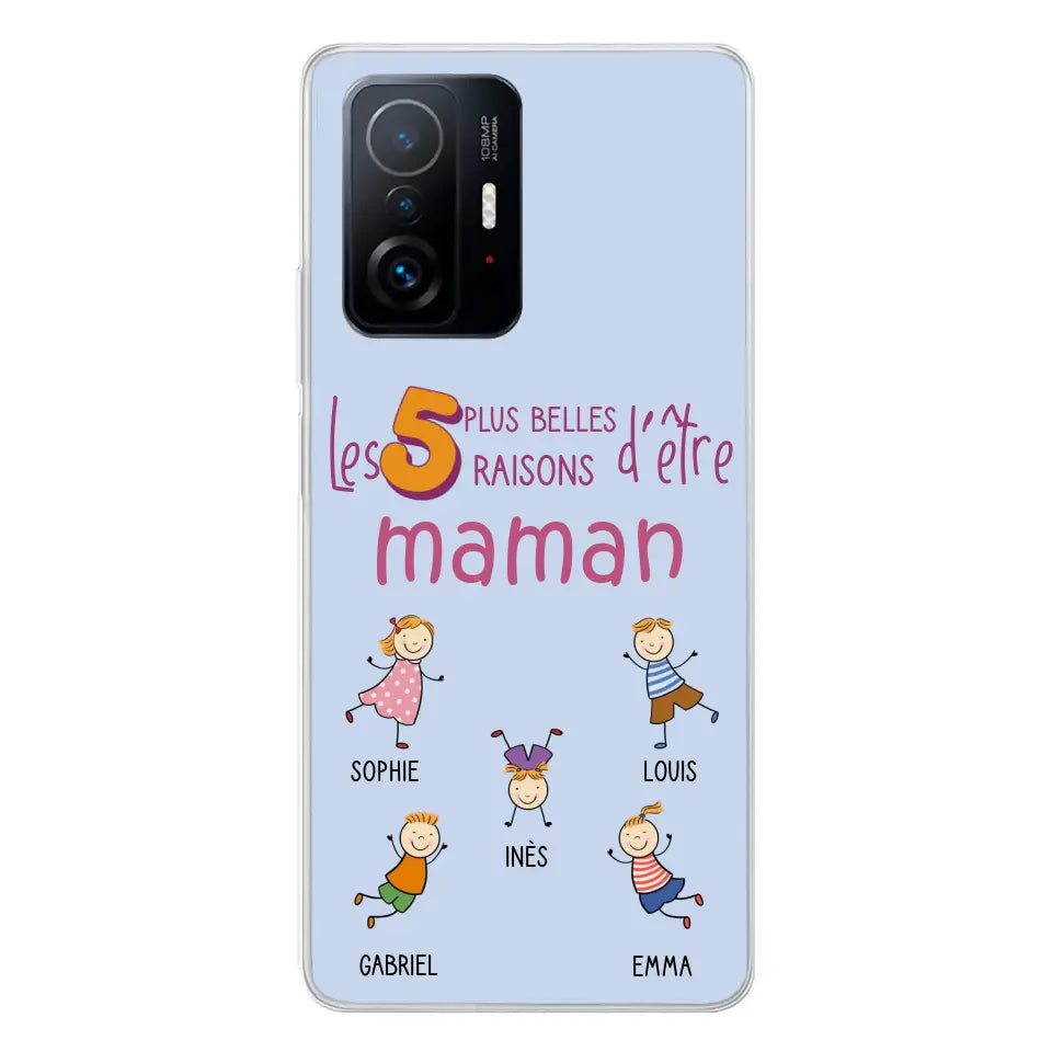 Les plus belles raisons - Coque téléphone personnalisée