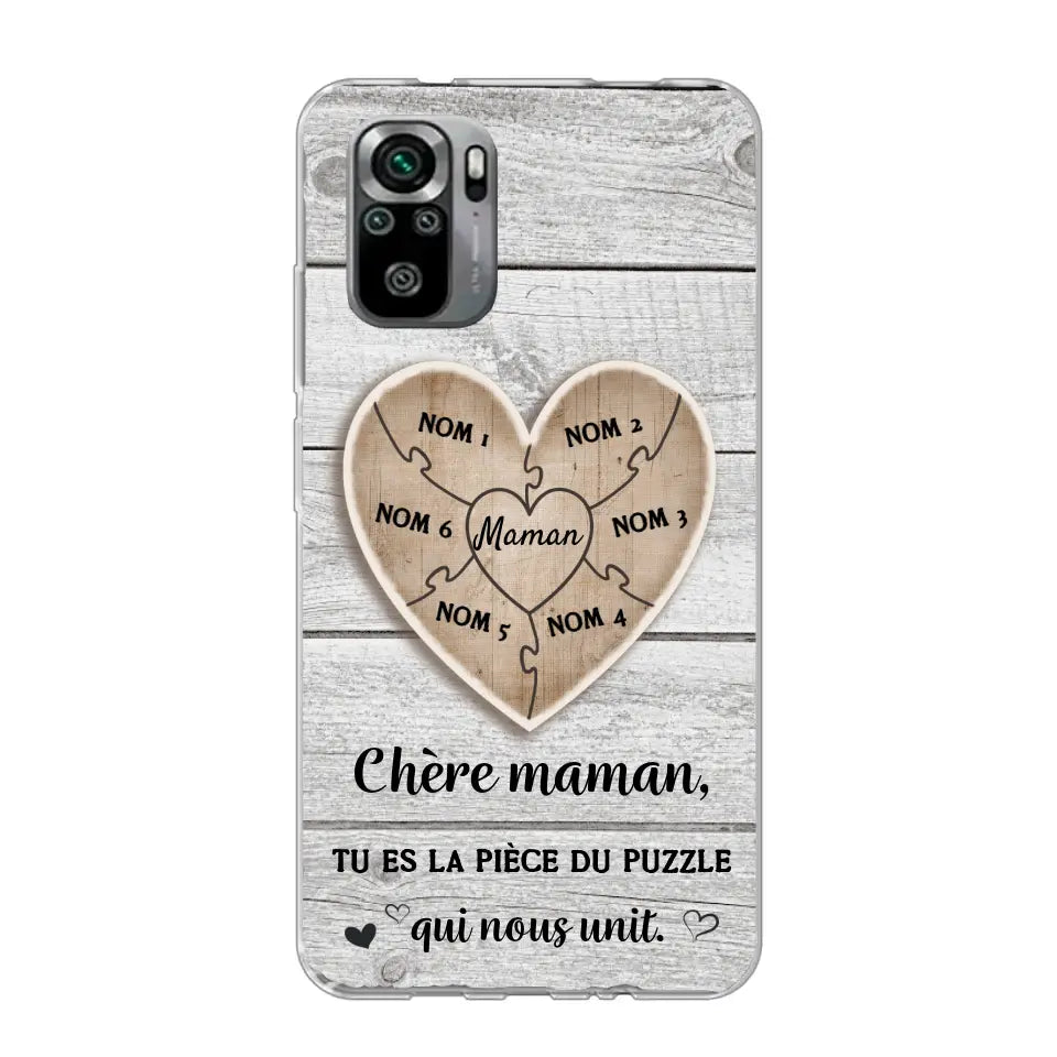Pièce de puzzle - Coque de téléphone personnalisée