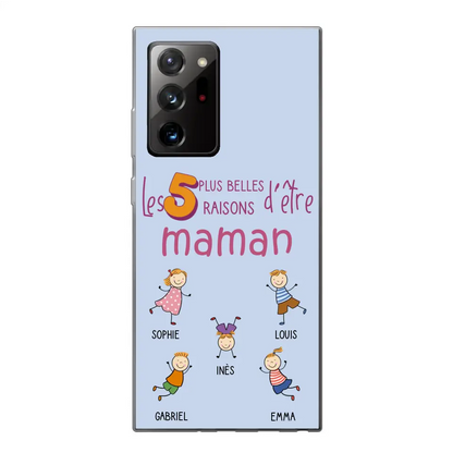 Les plus belles raisons - Coque téléphone personnalisée