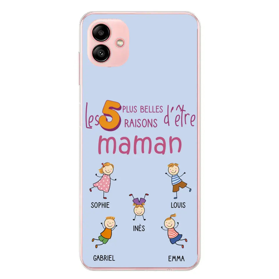 Les plus belles raisons - Coque téléphone personnalisée