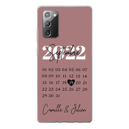 Une journée spéciale - coque de téléphone personnalisée