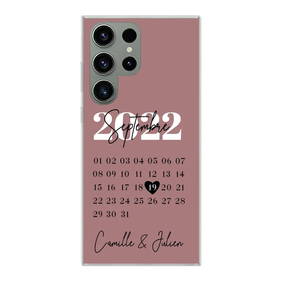 Une journée spéciale - coque de téléphone personnalisée