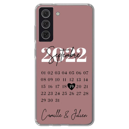 Une journée spéciale - coque de téléphone personnalisée