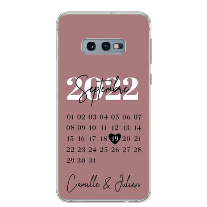Une journée spéciale - coque de téléphone personnalisée