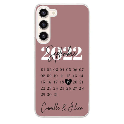 Une journée spéciale - coque de téléphone personnalisée