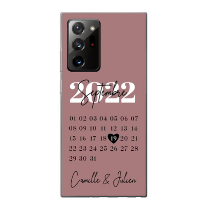 Une journée spéciale - coque de téléphone personnalisée