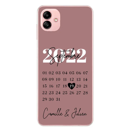 Une journée spéciale - coque de téléphone personnalisée