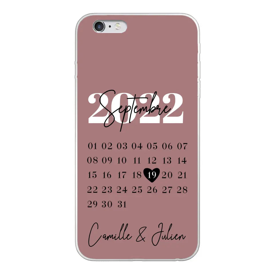 Une journée spéciale - coque de téléphone personnalisée