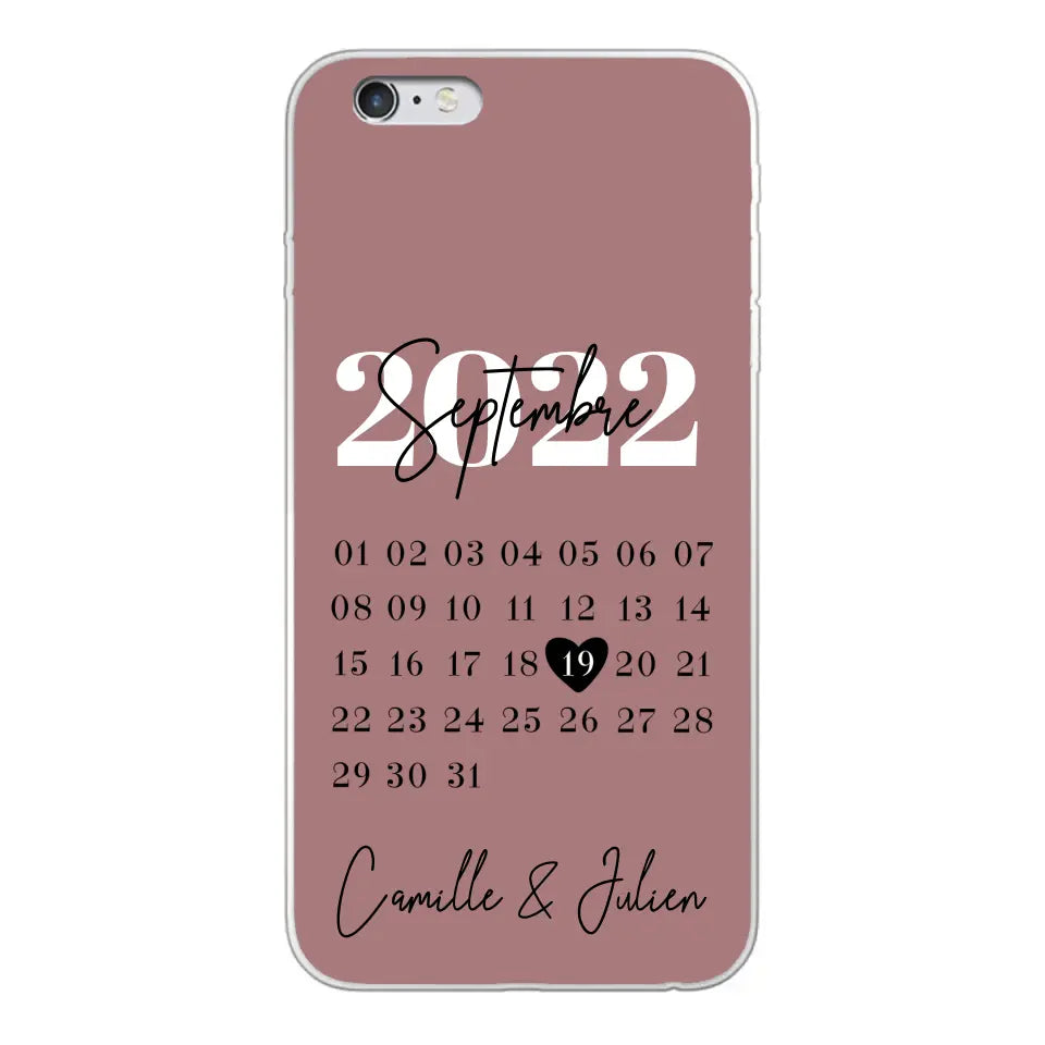 Une journée spéciale - coque de téléphone personnalisée