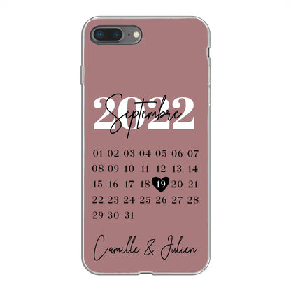 Une journée spéciale - coque de téléphone personnalisée