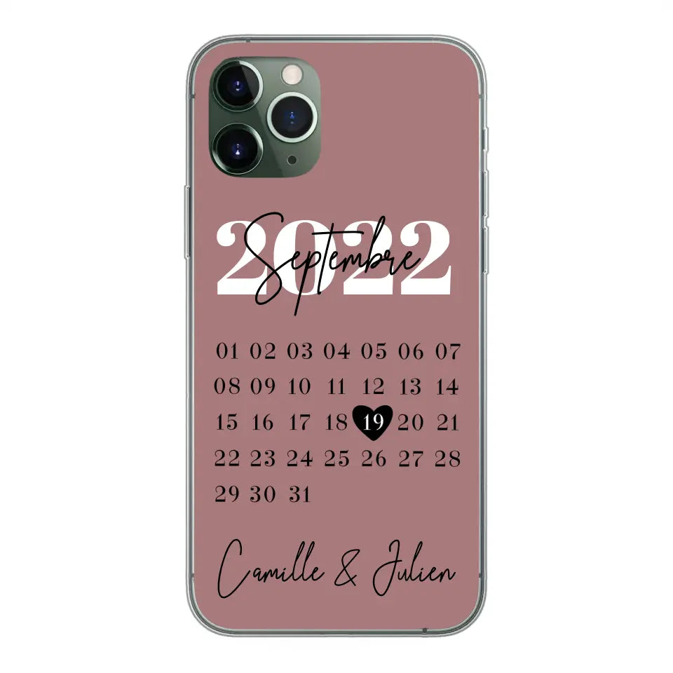 Une journée spéciale - coque de téléphone personnalisée