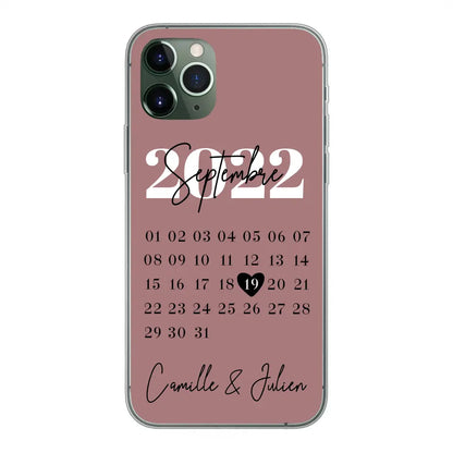 Une journée spéciale - coque de téléphone personnalisée