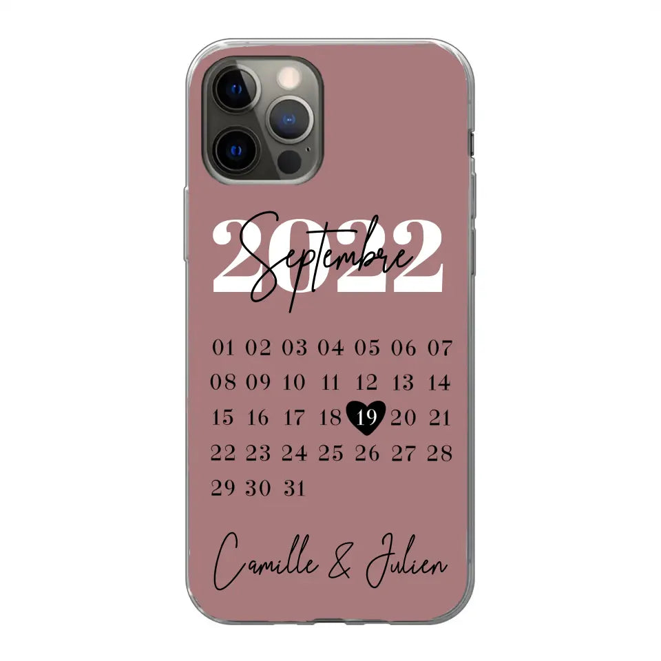 Une journée spéciale - coque de téléphone personnalisée