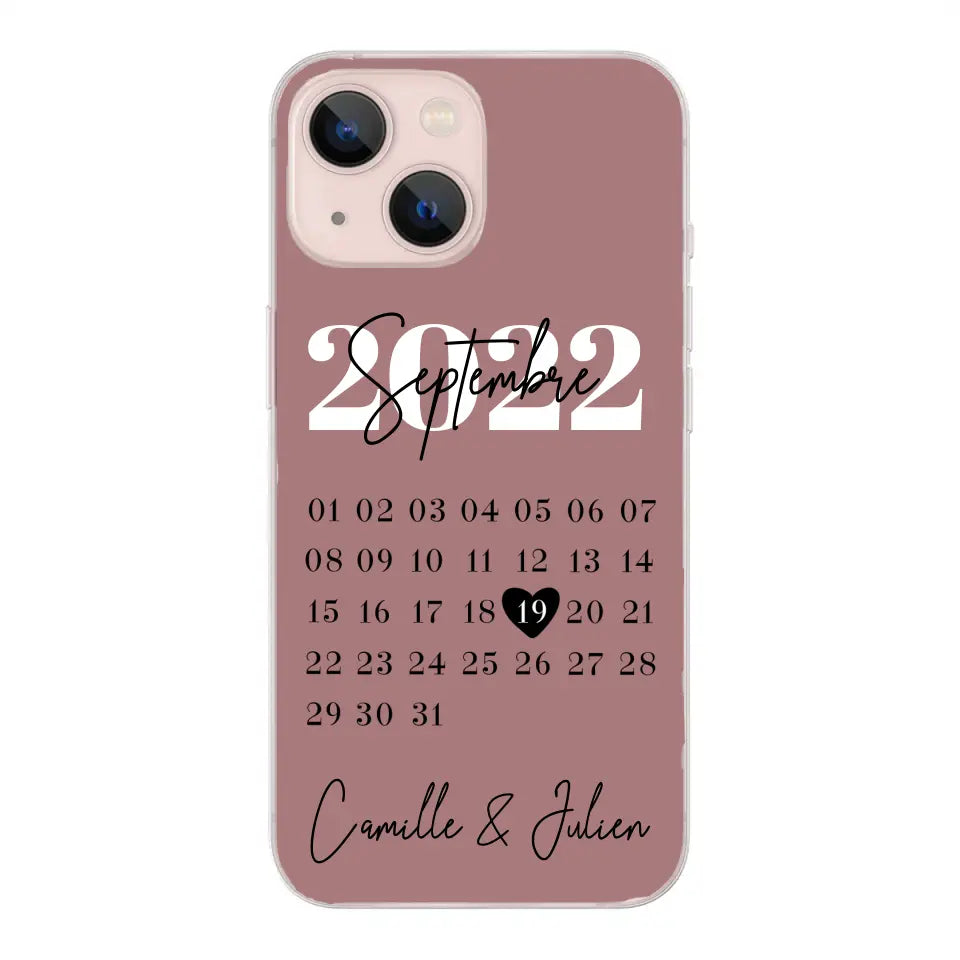 Une journée spéciale - coque de téléphone personnalisée