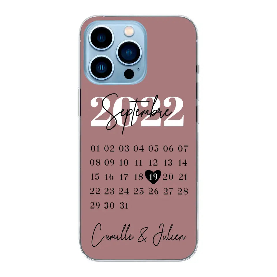 Une journée spéciale - coque de téléphone personnalisée