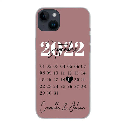 Une journée spéciale - coque de téléphone personnalisée