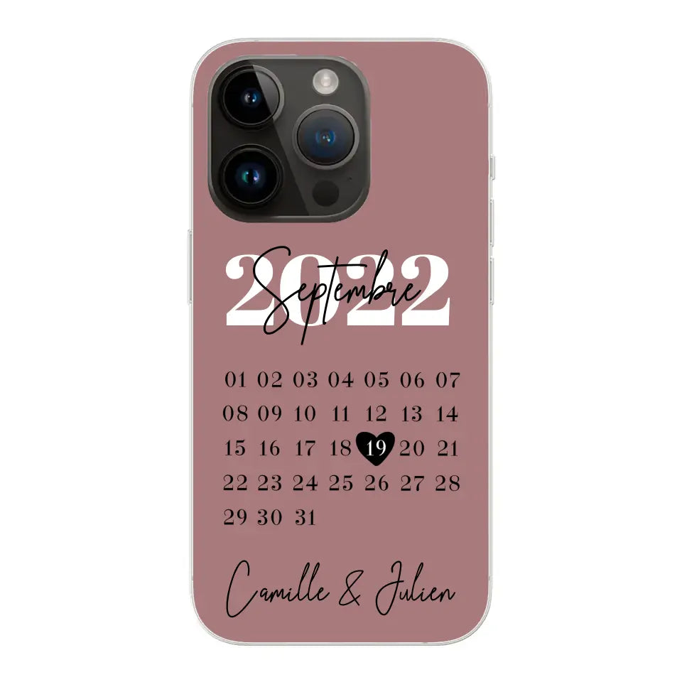 Une journée spéciale - coque de téléphone personnalisée