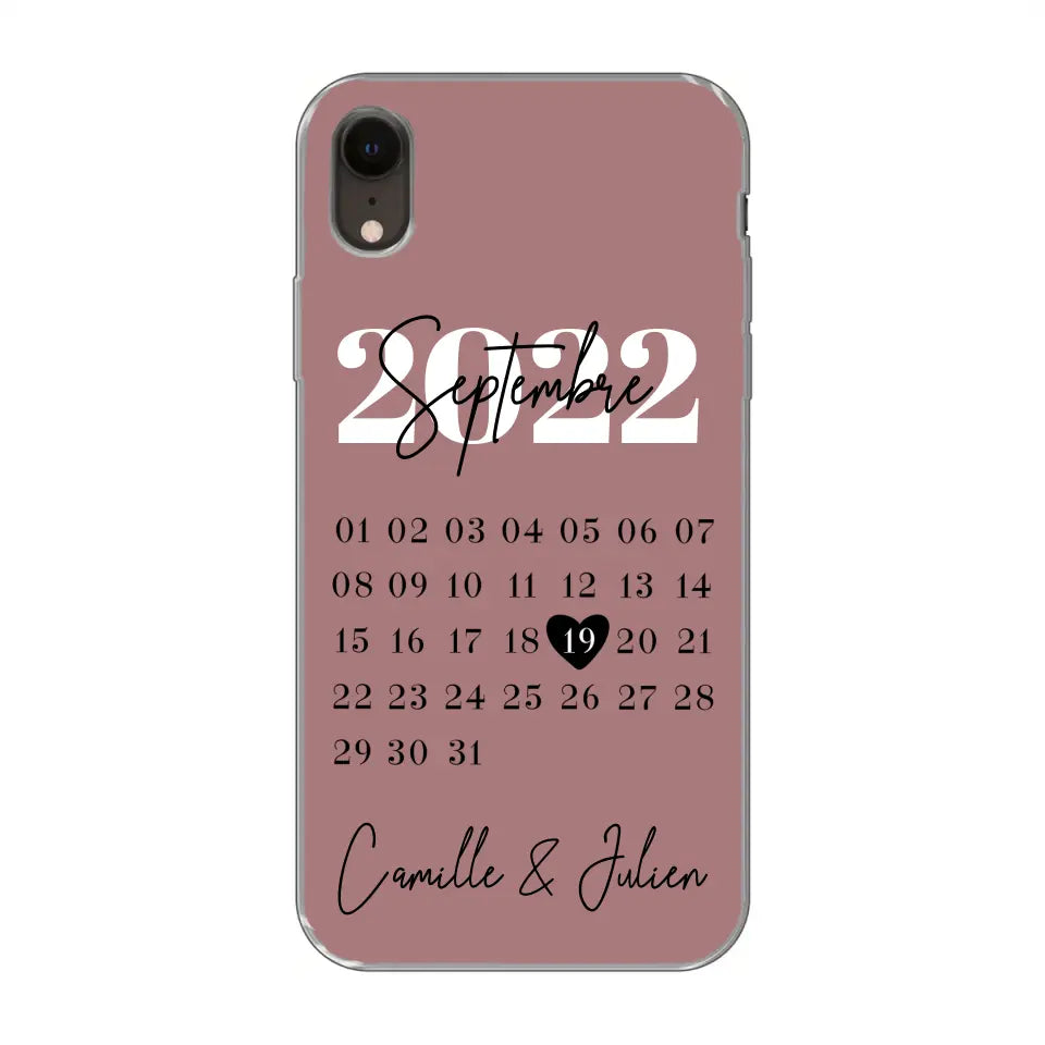 Une journée spéciale - coque de téléphone personnalisée