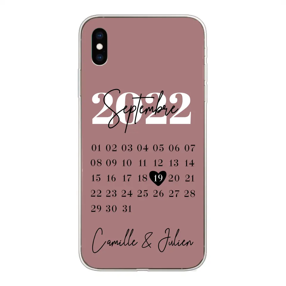 Une journée spéciale - coque de téléphone personnalisée