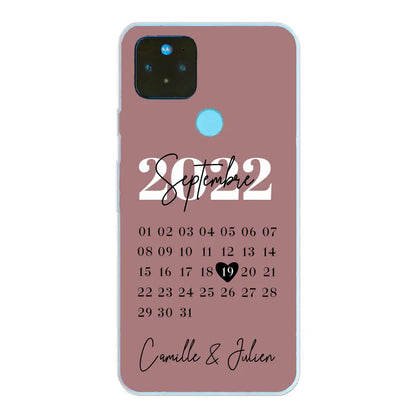 Une journée spéciale - coque de téléphone personnalisée