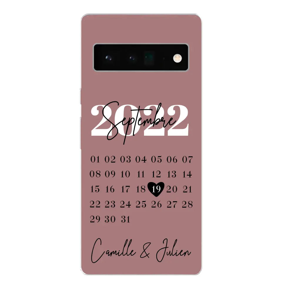 Une journée spéciale - coque de téléphone personnalisée