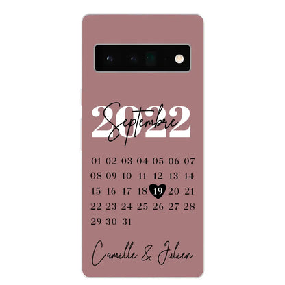 Une journée spéciale - coque de téléphone personnalisée