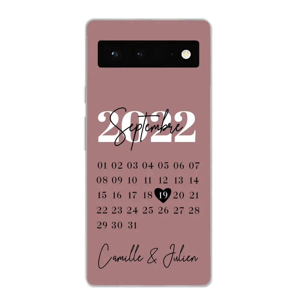 Une journée spéciale - coque de téléphone personnalisée