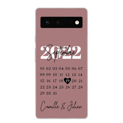 Une journée spéciale - coque de téléphone personnalisée