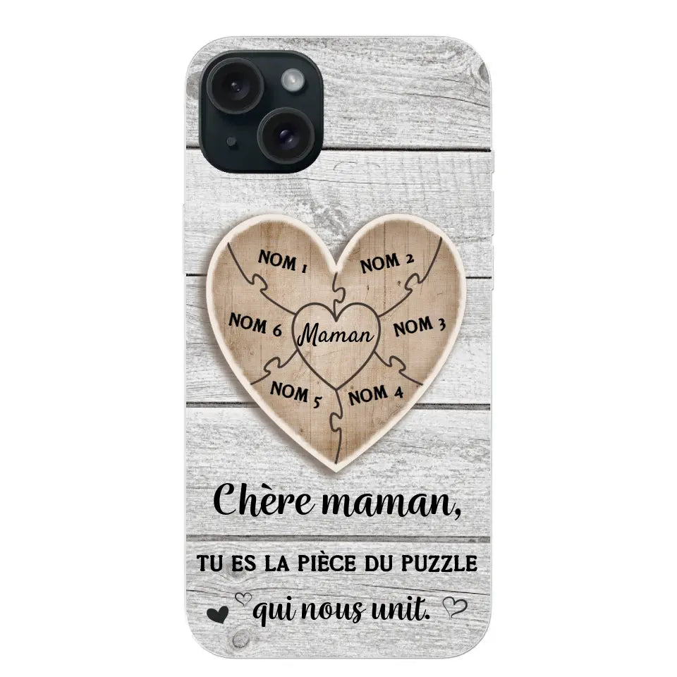 Pièce de puzzle - Coque de téléphone personnalisée