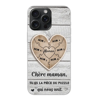 Pièce de puzzle - Coque de téléphone personnalisée