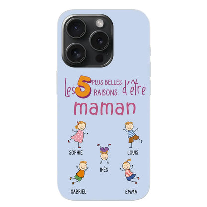 Les plus belles raisons - Coque téléphone personnalisée