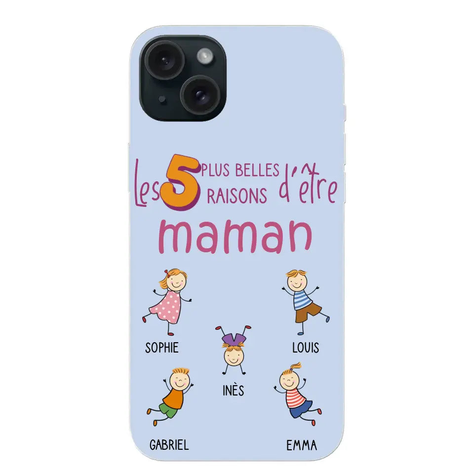 Les plus belles raisons - Coque téléphone personnalisée