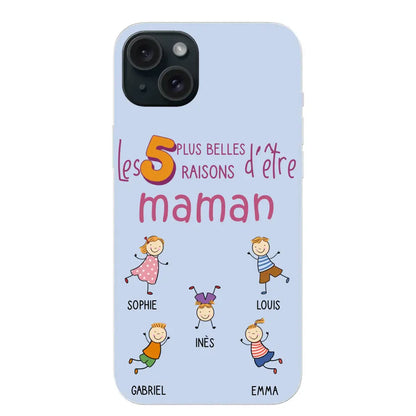 Les plus belles raisons - Coque téléphone personnalisée