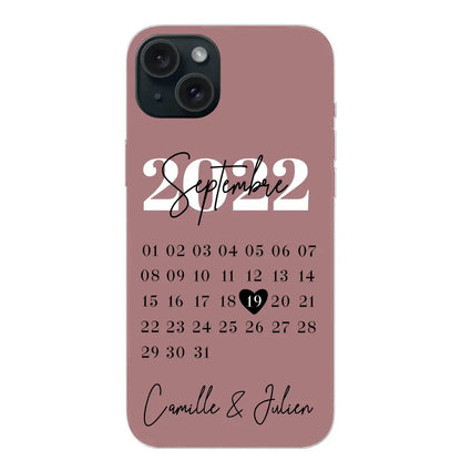 Une journée spéciale - coque de téléphone personnalisée