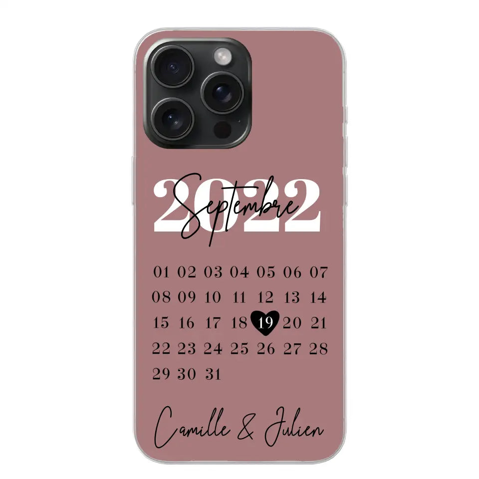 Une journée spéciale - coque de téléphone personnalisée