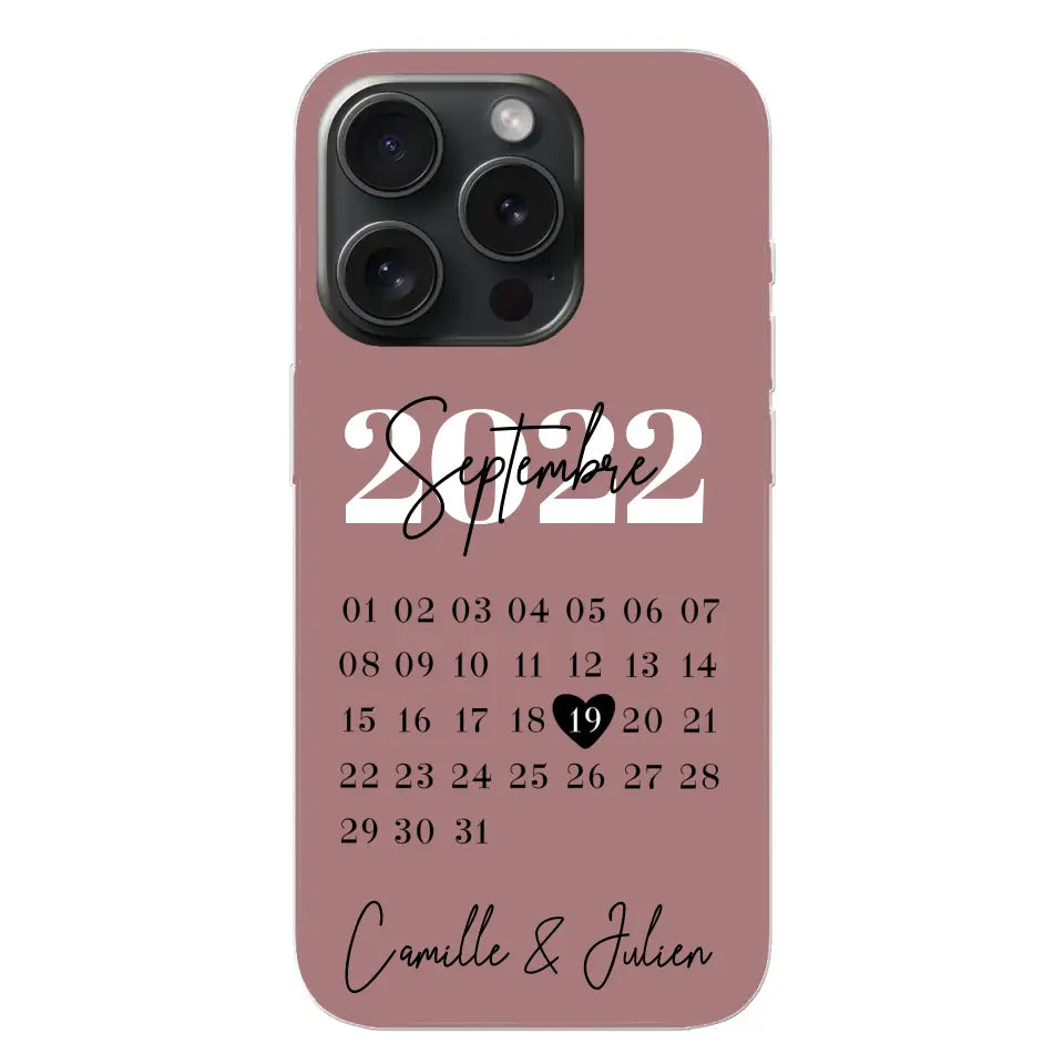 Une journée spéciale - coque de téléphone personnalisée