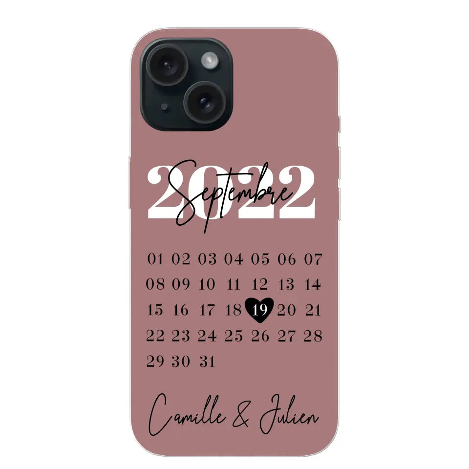 Une journée spéciale - coque de téléphone personnalisée