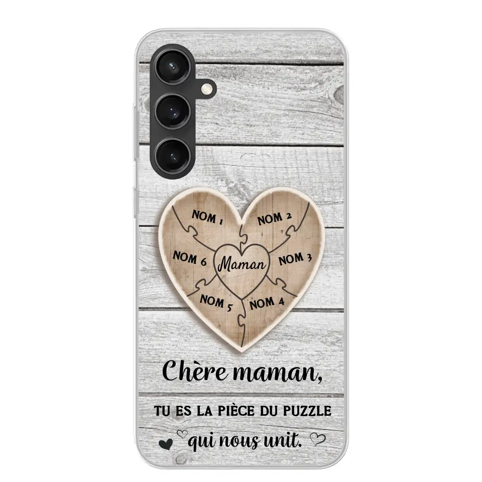 Pièce de puzzle - Coque de téléphone personnalisée