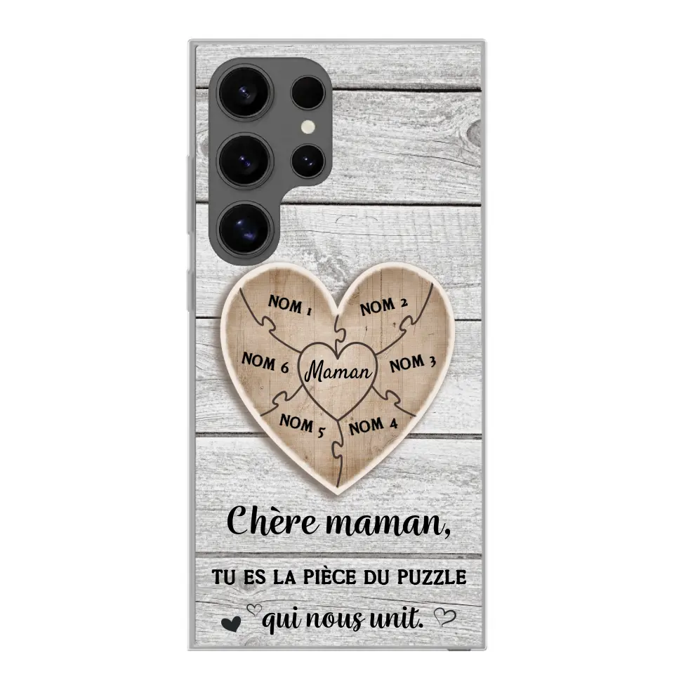 Pièce de puzzle - Coque de téléphone personnalisée
