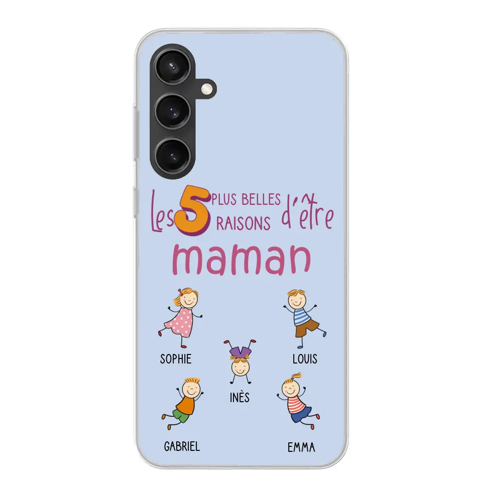 Les plus belles raisons - Coque téléphone personnalisée