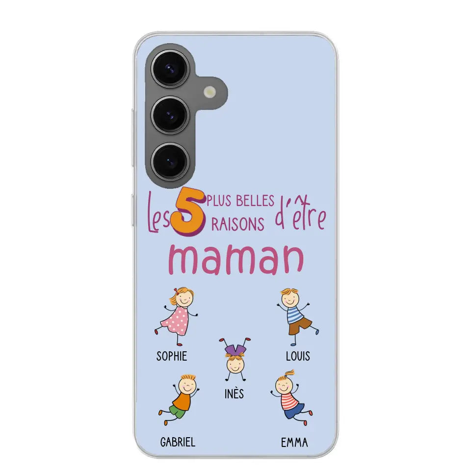 Les plus belles raisons - Coque téléphone personnalisée