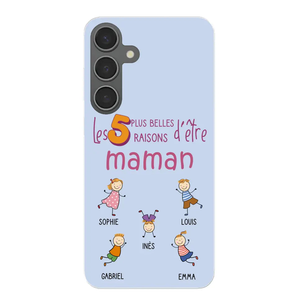 Les plus belles raisons - Coque téléphone personnalisée