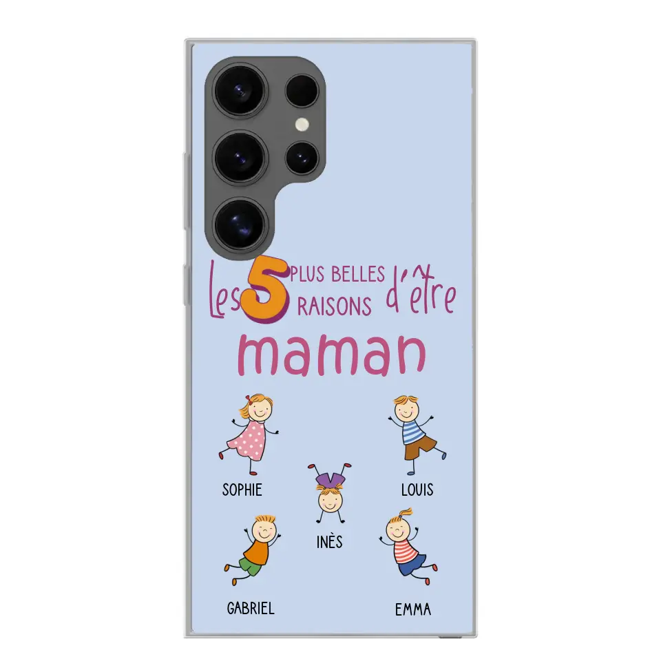 Les plus belles raisons - Coque téléphone personnalisée