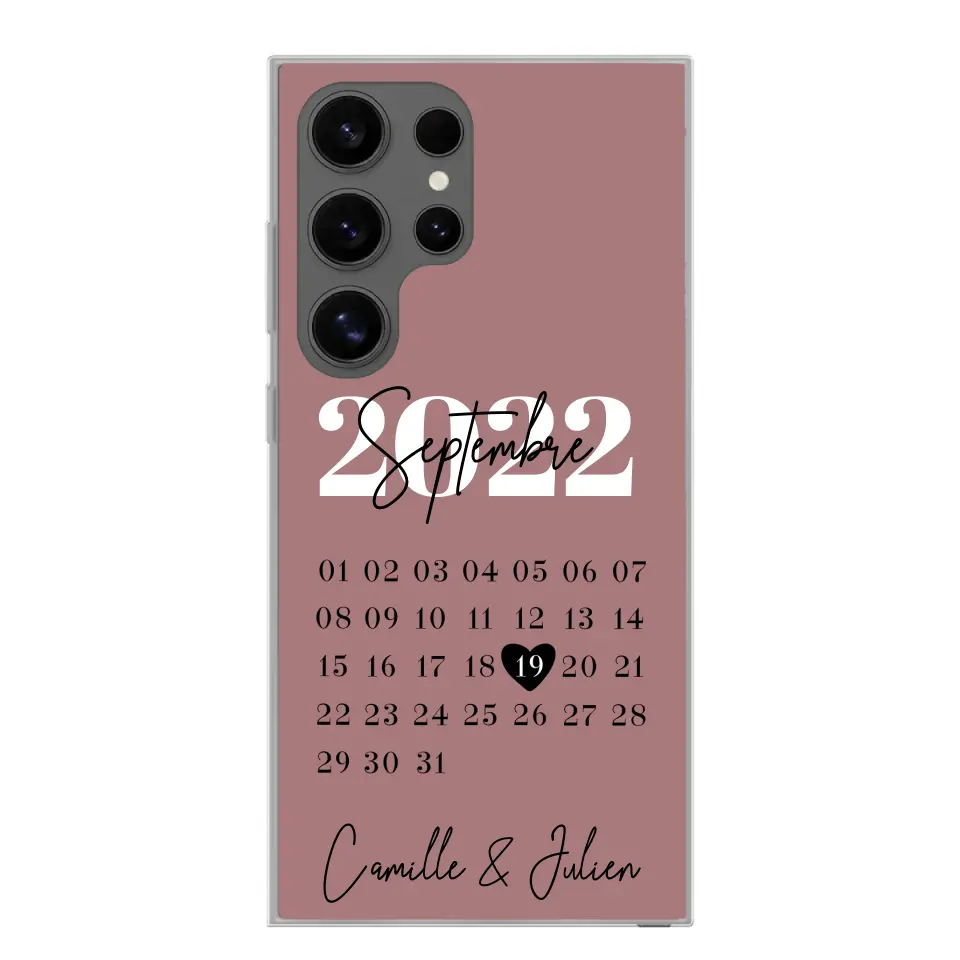 Une journée spéciale - coque de téléphone personnalisée