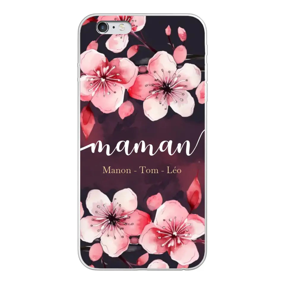 Amour des fleurs - Coque de téléphone personnalisée